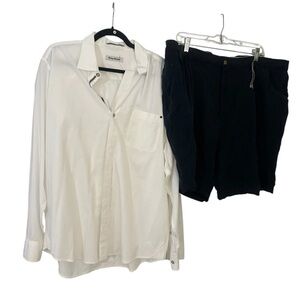 Tommy BAHAMA Shirt & Silk Short Set